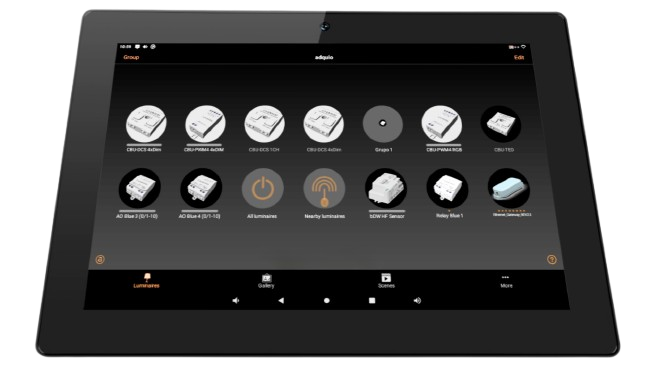 Écran Tactile Casambi 10&Prime; avec Gateway Intégrée – 12Vdc