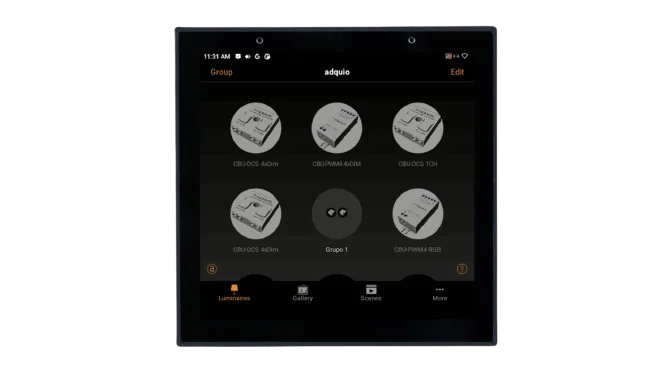 Écran Tactile Casambi 4&Prime; avec Gateway Intégrée – 230Vac