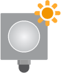 sonde de luminosité Option gestion pilotage coffret control sonde de luminosité